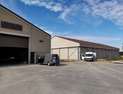 Kartoffelbauer versorgt Lagerhalle off-grid